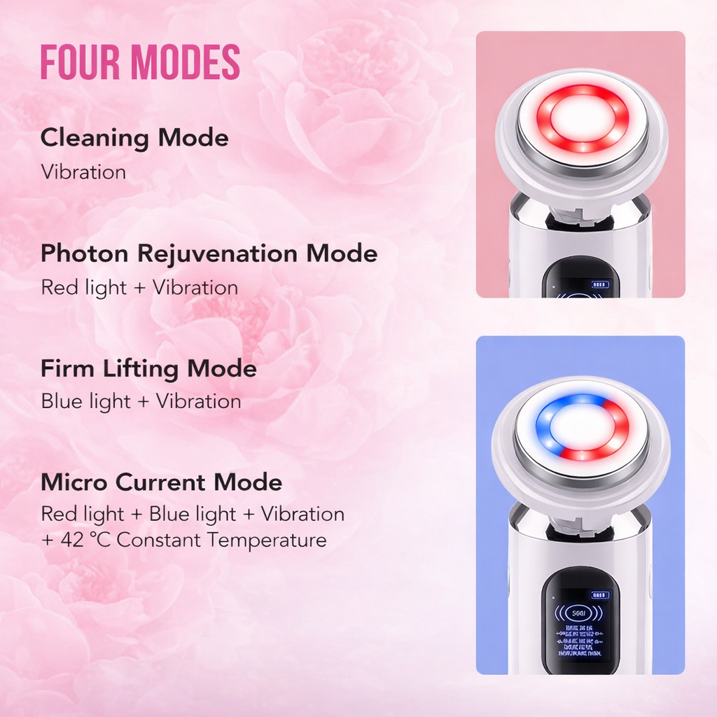 EliteBloom™ All-in-One Professional Facial Lifting & LED Therapy Device