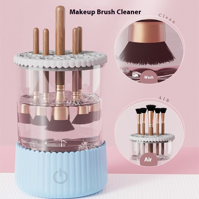EliteBloom™ Automatic Makeup Brush & Beauty Blender Cleaner with UVC Blue Light