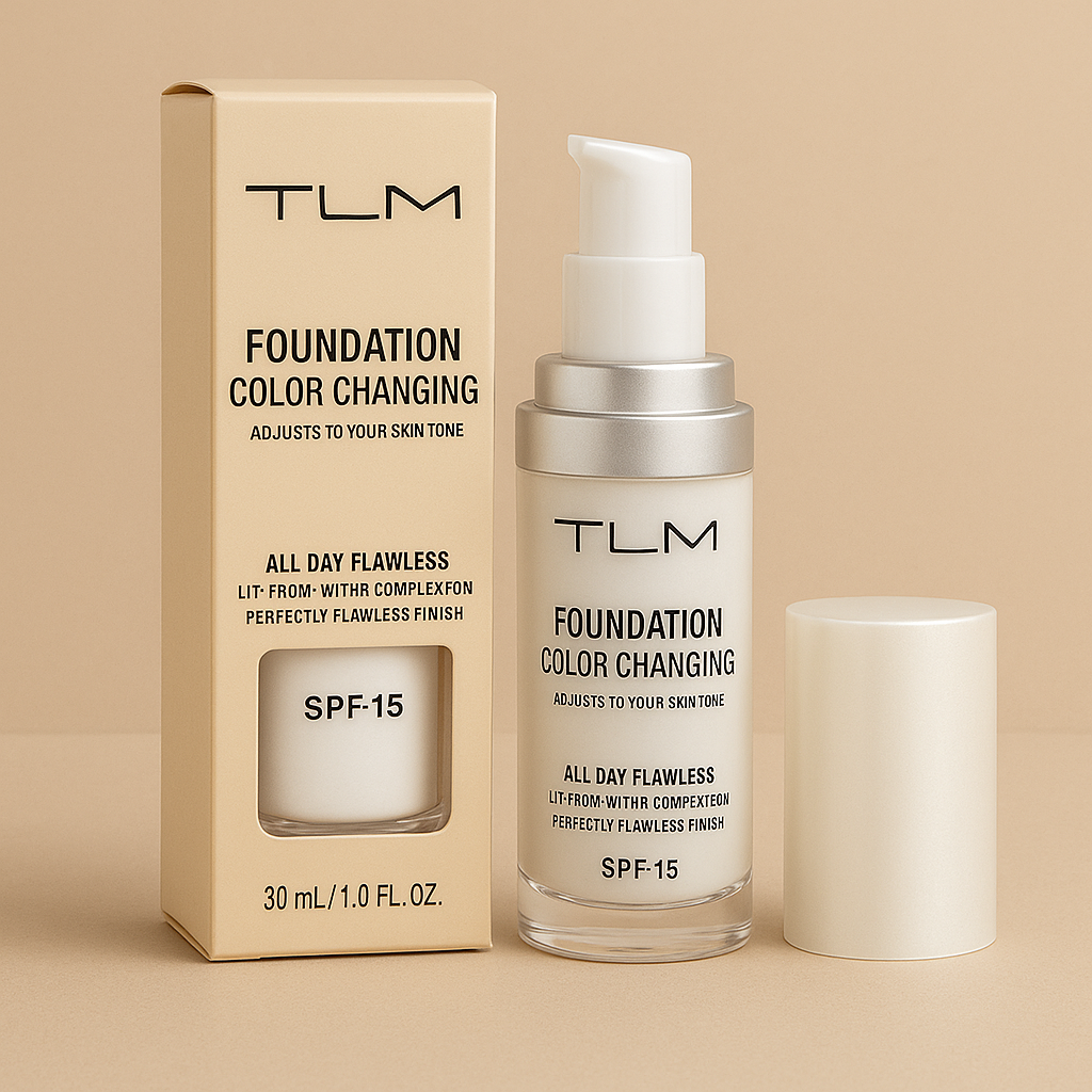 TLM™ - Color-Changing Foundation | Radiant Finish, Adaptive Tone, SPF Protection
