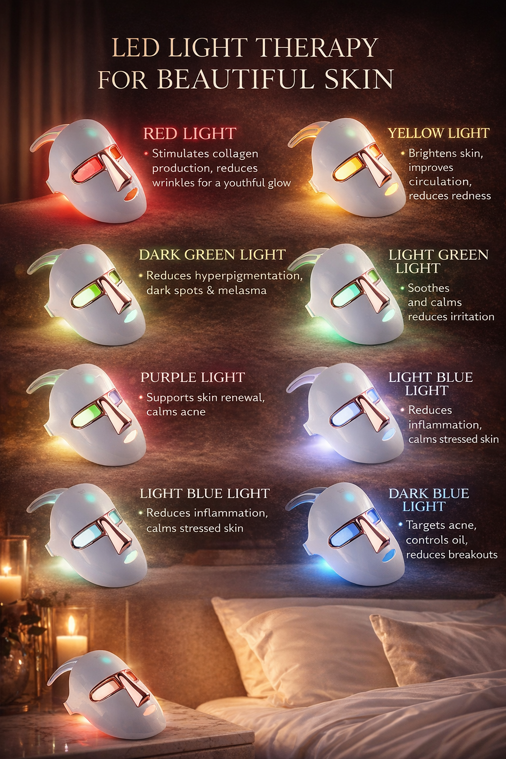 LED Face Mask – Advanced 7-Color Therapy