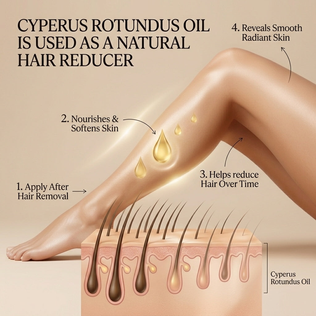 ELITEBLOOM™ Cyperus Rotundus Hair Reduction Oil

Less Hair. Smoother Skin
