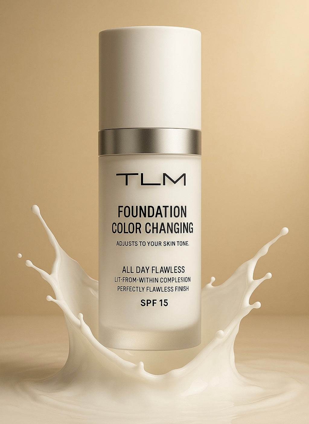 TLM™ - Color-Changing Foundation | Radiant Finish, Adaptive Tone, SPF Protection